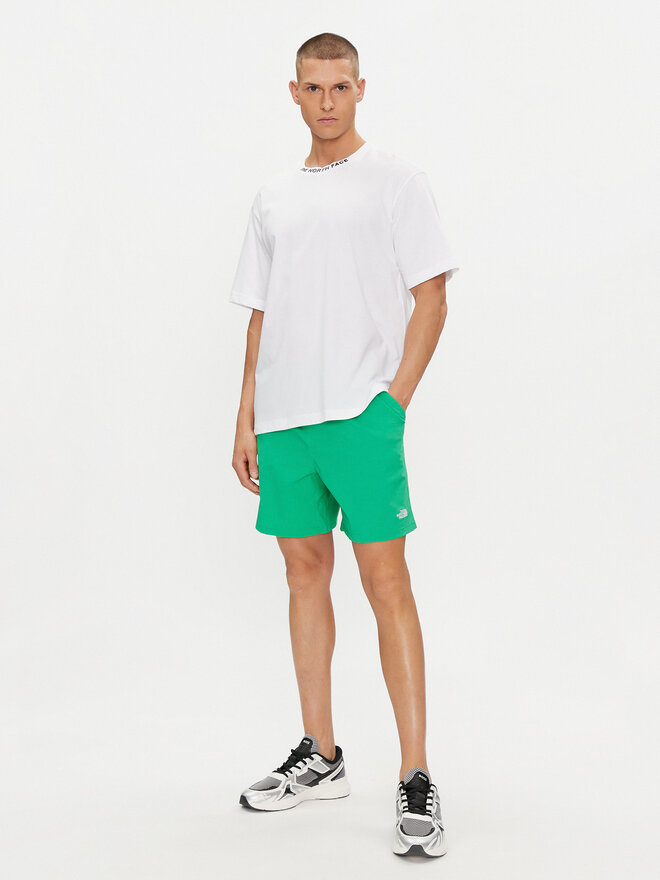 The North Face The North Face Marškinėliai Zumu NF0A87DD Balta Regular Fit