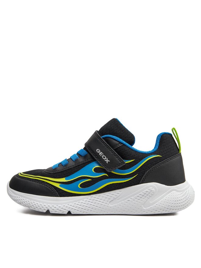 Geox J Sprintye Boy B, Scarpe Da Ginnastica Bambini Con Suola Antimarchio, Luci E Chiusura Regolabile