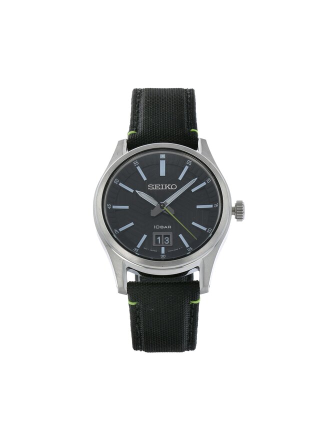 Seiko Годинник Seiko Conceptual Big Date SUR517P1 Чорний
