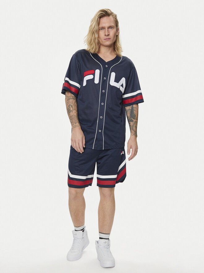 Fila Fila Póló FAM0652 Sötétkék Relaxed Fit