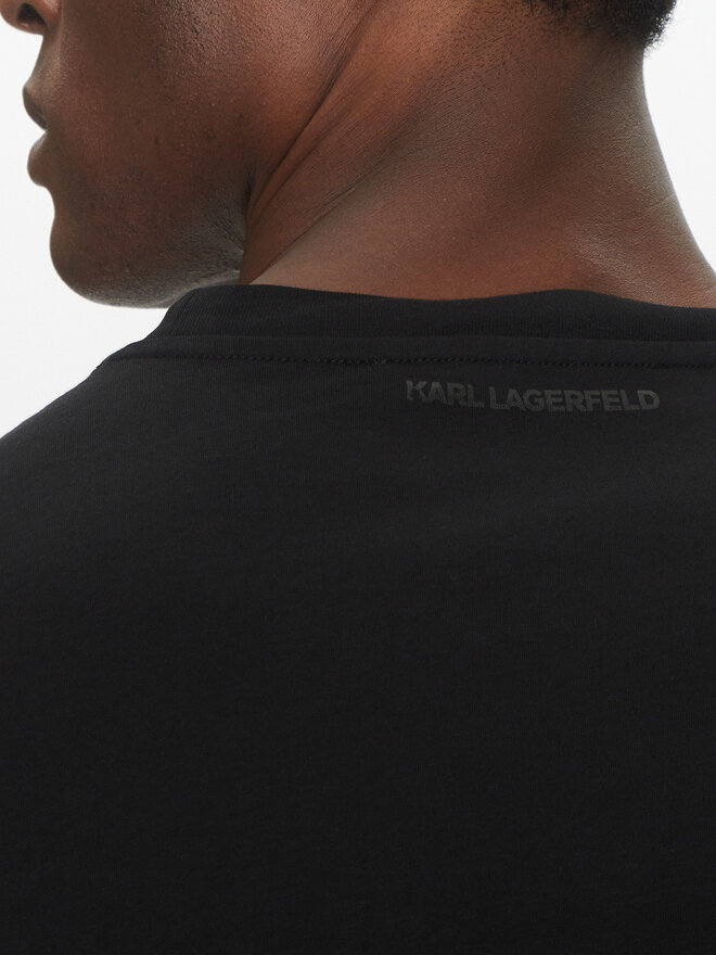 KARL LAGERFELD KARL LAGERFELD T-Shirt 755076 552251 Μαύρο Regular Fit