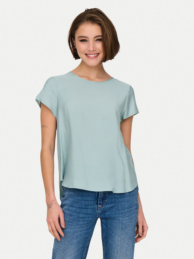 ONLY ONLY Camiseta Aya 15339742 Verde Regular Fit