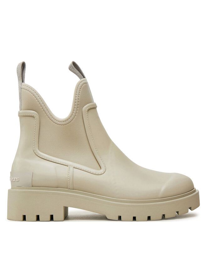 Calvin Klein Jeans Γαλότσες Calvin Klein Jeans Mid Rainboot Chelsea YW0YW01034 Γκρι