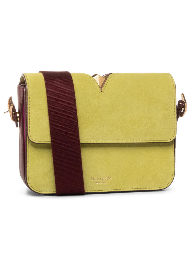 Kate Spade Сумка Kate Spade Mystery Suede Small Shoulder Bag PXRUB212 Зелений