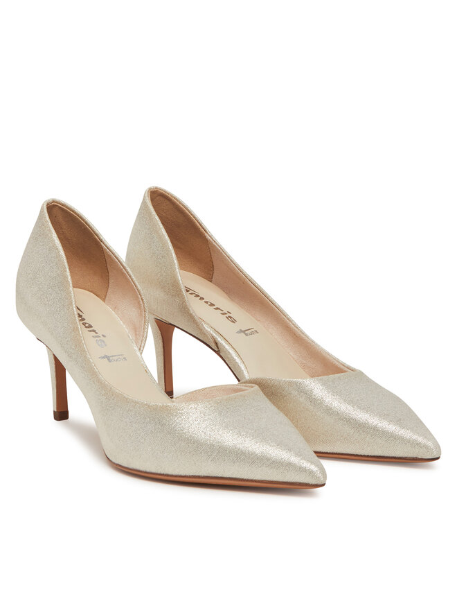 Tamaris Szpilki Tamaris 1-22456-44 Złoty