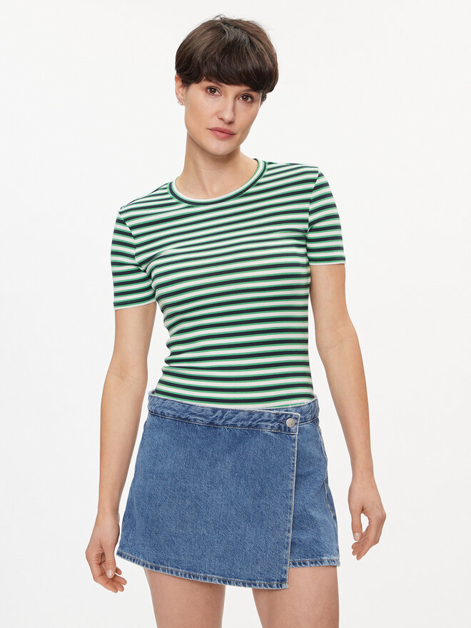 Pepe Jeans Pepe Jeans Marškinėliai Jada PL505847 Žalia Regular Fit