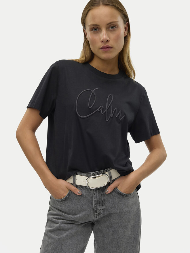 Vero Moda Vero Moda T-Shirt Fea 10321312 Schwarz Loose Fit