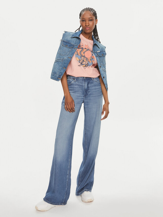 Wrangler Wrangler Póló 112350279 Koral Regular Fit
