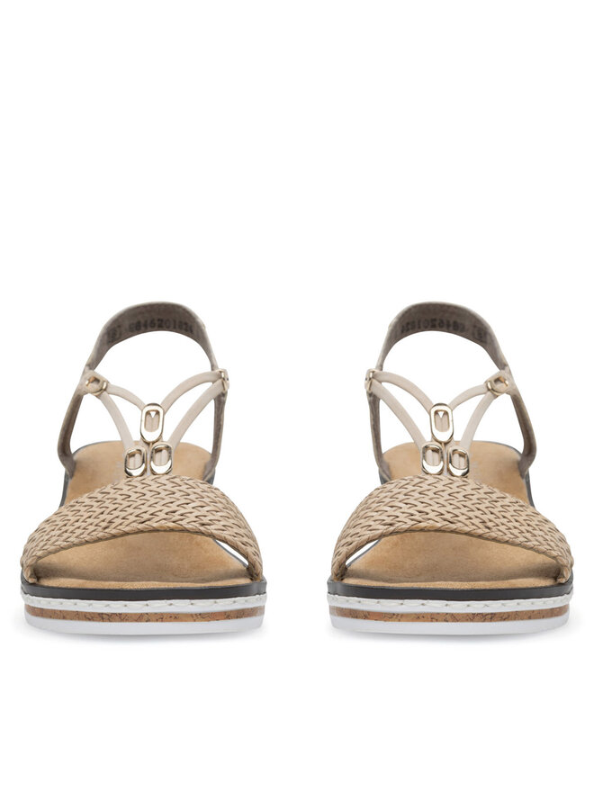 Rieker Sandalen Rieker V3662-62 Beige