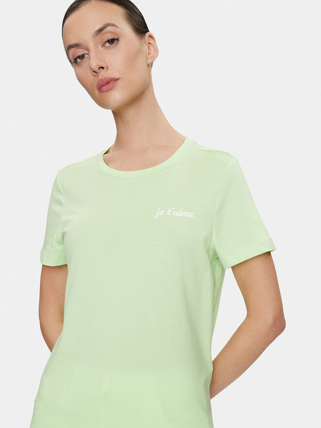 Vero Moda Vero Moda Marškinėliai Odessa 10308688 Žalia Regular Fit