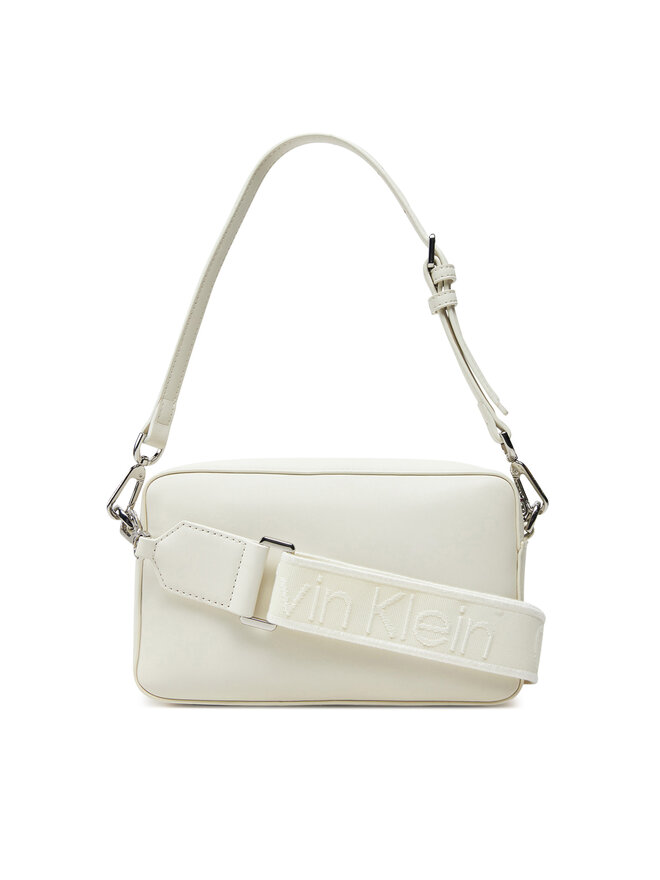 Calvin Klein Borsetta Calvin Klein Ck Must Convertible Camera Bag K60K612901 Écru