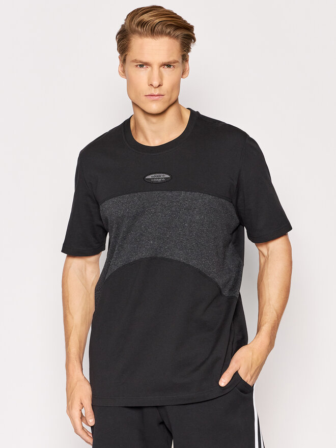adidas adidas Majica R.Y.V. Basic HC9470 Črna Regular Fit