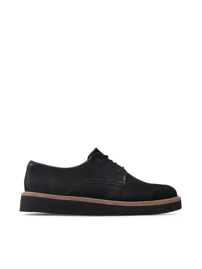 Clarks Туфлі Clarks Baille Stitch 261574364 Чорний