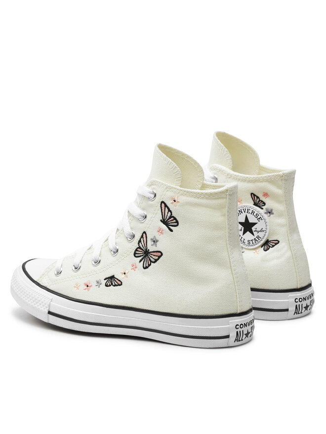 Converse Plátěnky Converse Chuck Taylor All Star Eva Lift Butterflies A07336C Béžová