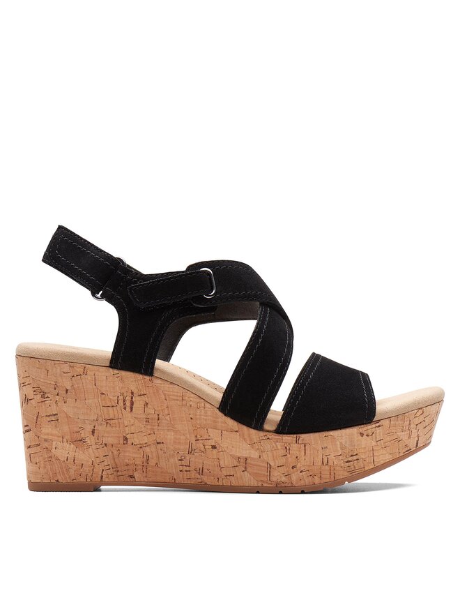 Sandales Clarks Rose Way 26171321 Noir chaussures