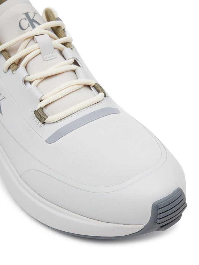 Calvin Klein Jeans Sneakersy Calvin Klein Jeans Athleisure Runner Tech Ripstop YM0YM01205 Écru