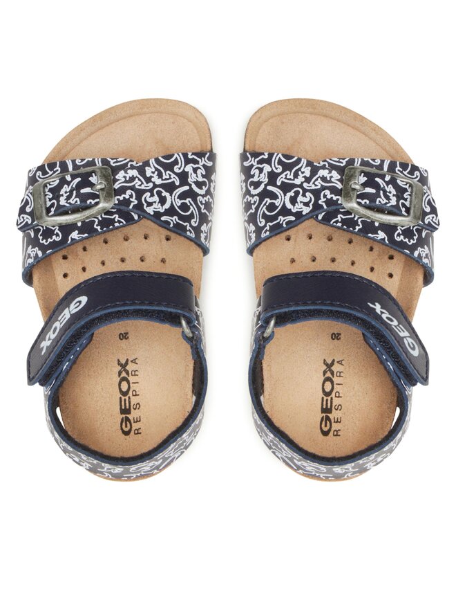Sandales Geox Baby Boy B Chalki - Cuir Avec Semelle Respirante Pour Garçon
