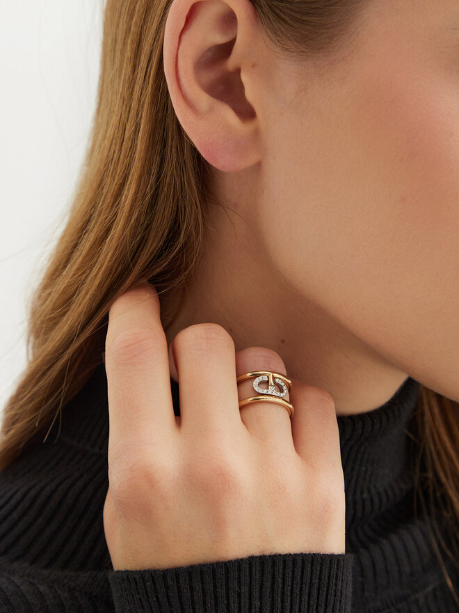 Furla Anillo Furla Ooh WJ00210-K21000-OR000-1-007-20-CN-S Oro