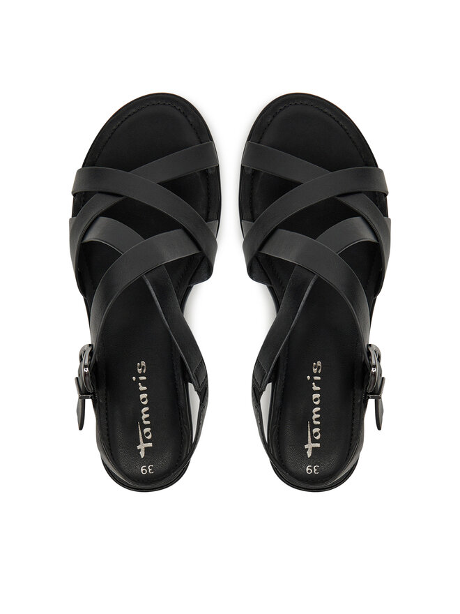 Tamaris Sandały Tamaris 1-28111-44 Czarny