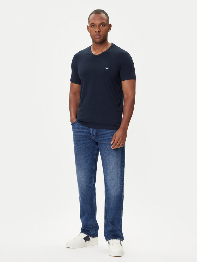 Emporio Armani Underwear Emporio Armani Underwear 2er-Set T-Shirts EM000392 AF14132 MB143 Dunkelblau Regular Fit