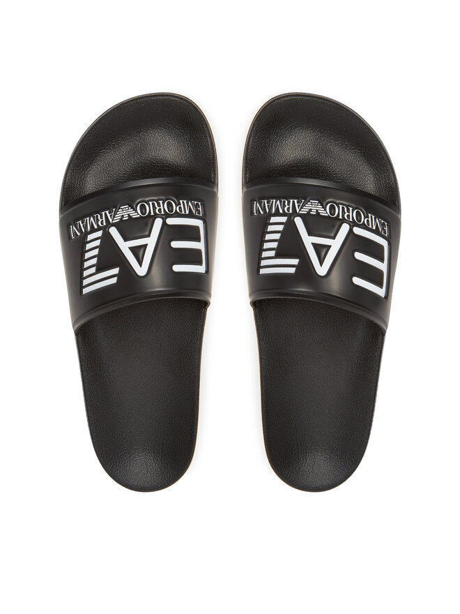 【即発】EMPORIO ARMANI EA7 サンダル 7X000108 AF15118 MC135 Klapki EA7 Emporio Armani 7X000108 AF15118 MC136 Czarny