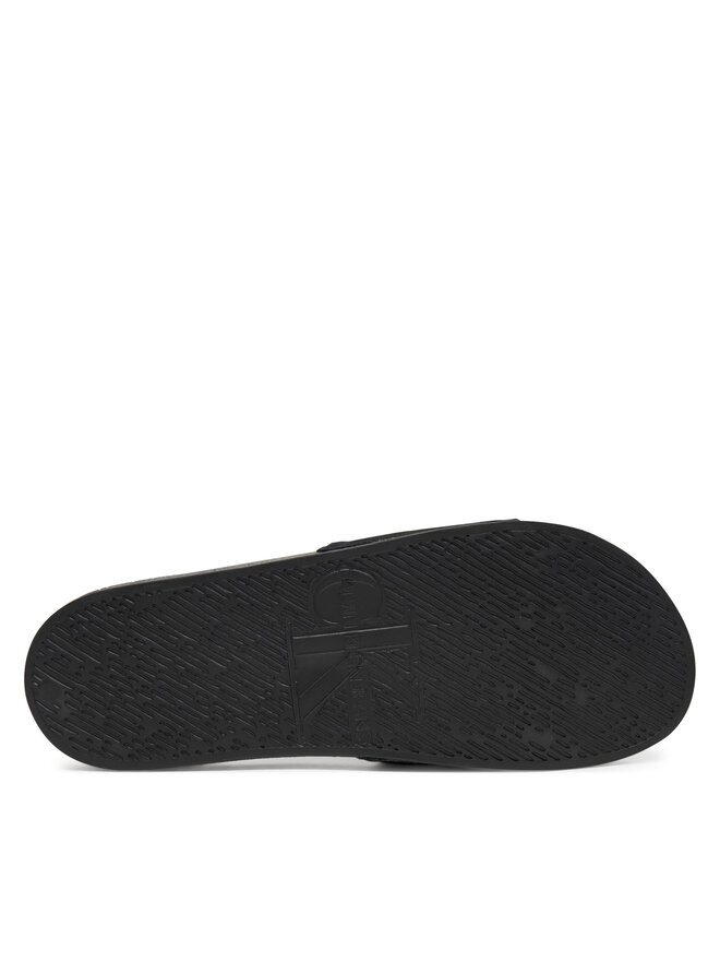Calvin Klein Jeans Šľapky Calvin Klein Jeans Slide Monogram Cv YM0YM01271 Čierna