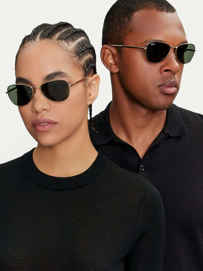 Ray-Ban Ochelari de soare Ray-Ban 0RB3733 001/31 Auriu