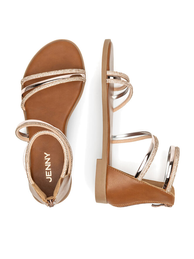 JENNY Сандали JENNY SF127-01 Кафяв