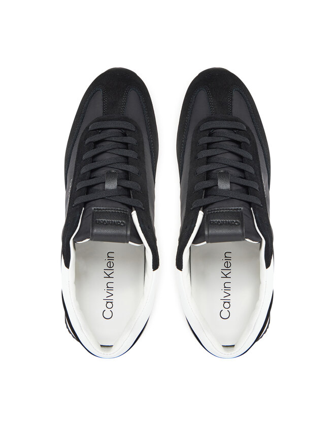 Calvin Klein Zapatillas Calvin Klein Runner Lace Up - Nylon Mix HW0HW02395 Negro