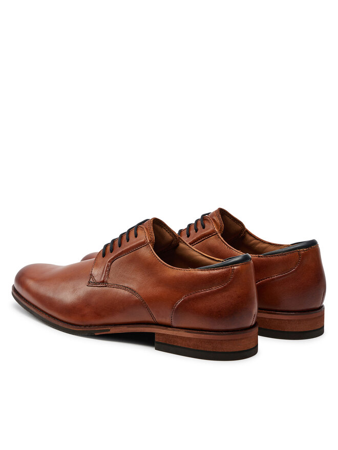 Clarks Туфлі Clarks Craftarlo Lace 26177697 Коричневий