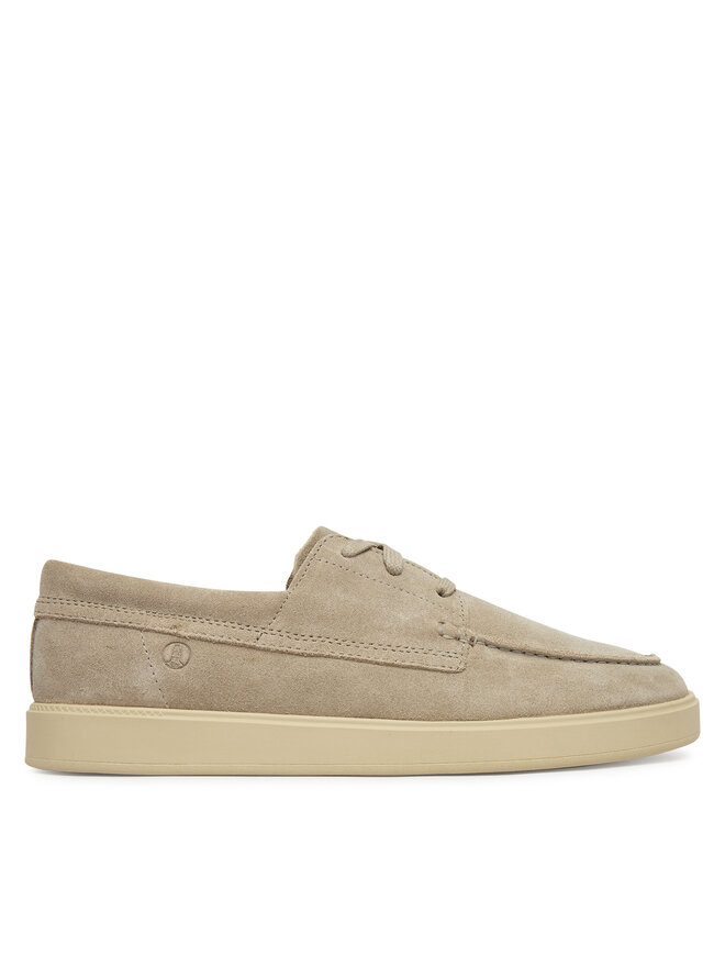 Clarks Туфлі Clarks Lockford Boat 26186610 Сірий