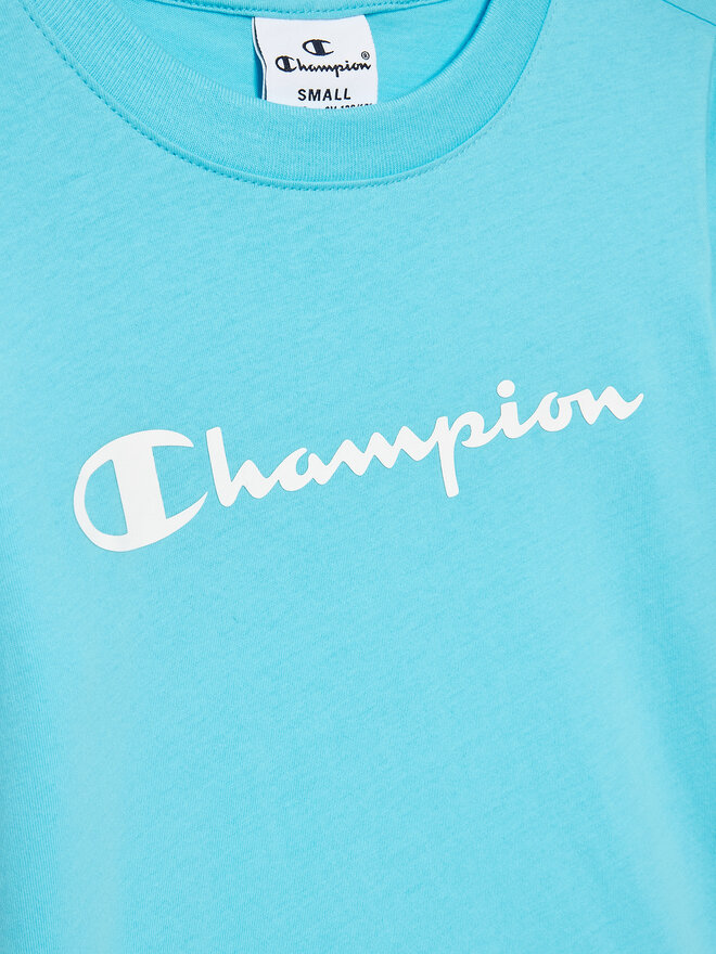 Champion Champion Marškinėliai 404541 Mėlyna Regular Fit