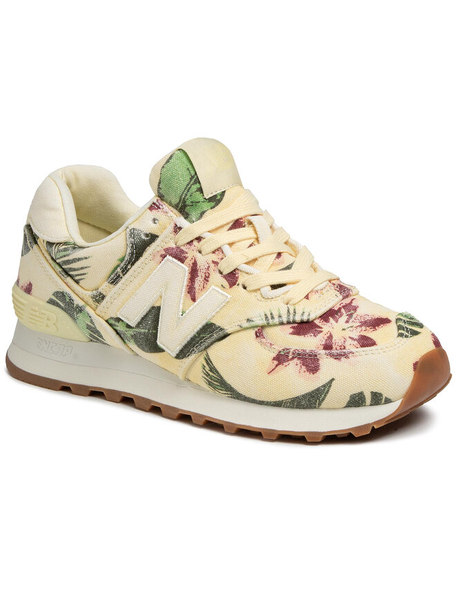 Sneakers New Balance WL574WOP Jaune chaussures