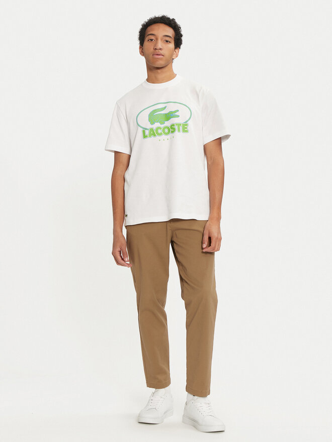 Lacoste Lacoste Camiseta TH2806 Blanco Regular Fit