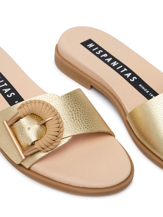 Hispanitas Pantoletten Hispanitas HV264816 C001 Goldfarben