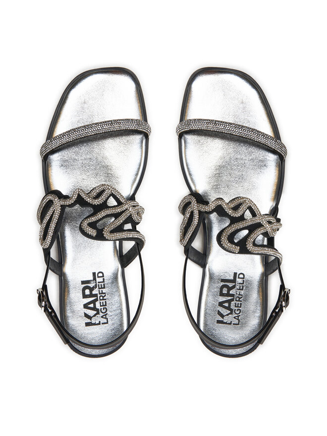 KARL LAGERFELD Sandalen KARL LAGERFELD KL87425 Silberfarben