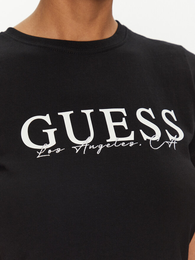 Guess Guess T-Shirt V5GI15 J1314 Schwarz Slim Fit