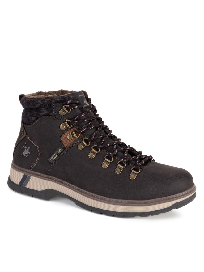 Beverly Hills Polo Club Schnürschuhe Beverly Hills Polo Club 23AB514 Braun