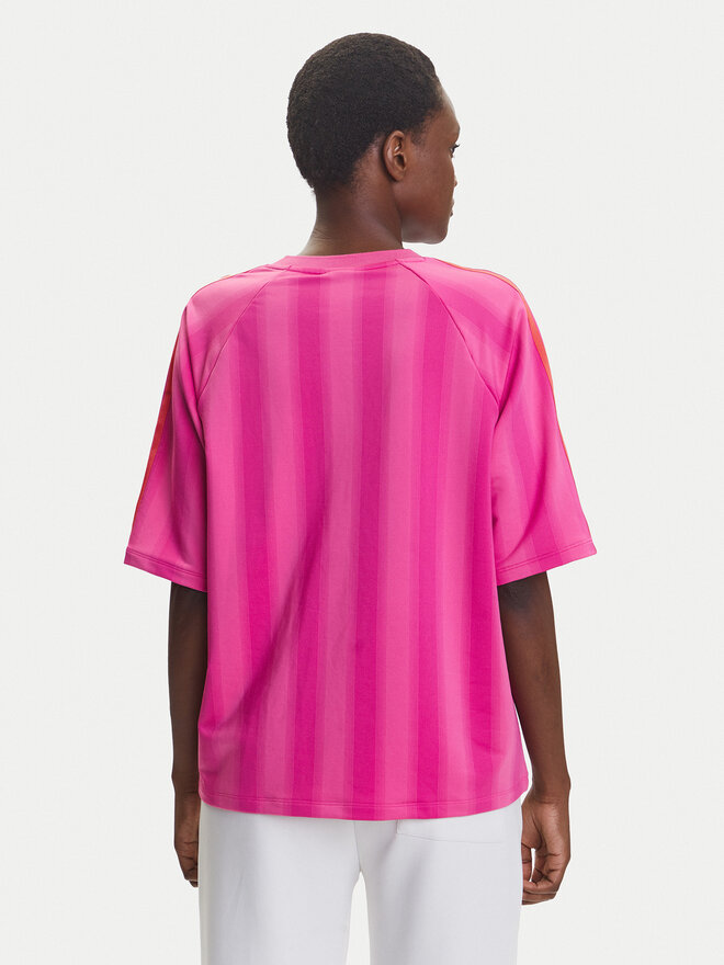 adidas adidas Marškinėliai Linear JW6021 Rožinė Oversize