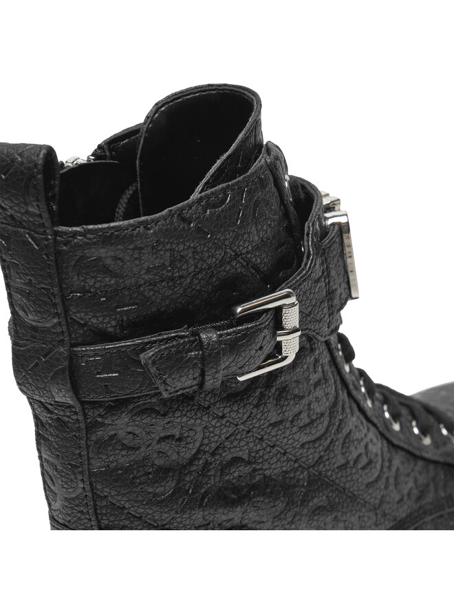 Guess Polokozačky Guess Vaires FLTSOM FAL10 Černá