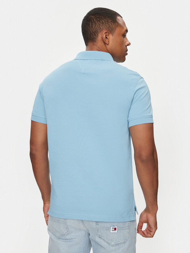Tommy Hilfiger Tommy Hilfiger Pólóing 1985 MW0MW17771 Kék Slim Fit