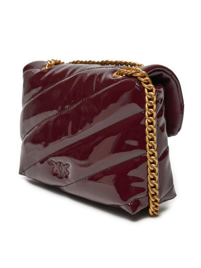 PINKO Bolso PINKO Love Puff Baby Cl AI 24-25 PLTT 100040 A1UP Guinda/burdeos