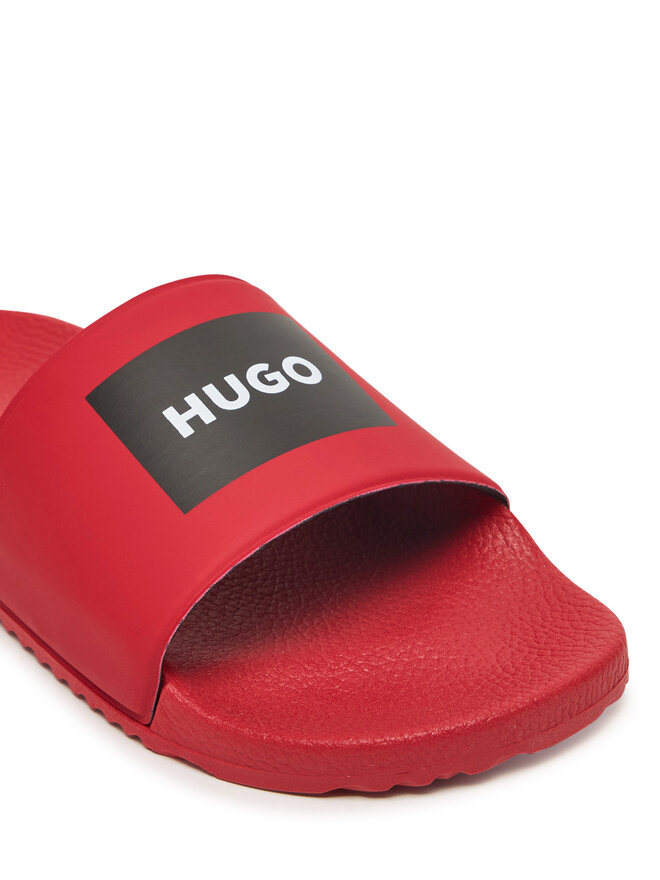 HUGO Klapki HUGO Timein Slid 50548061 Czerwony
