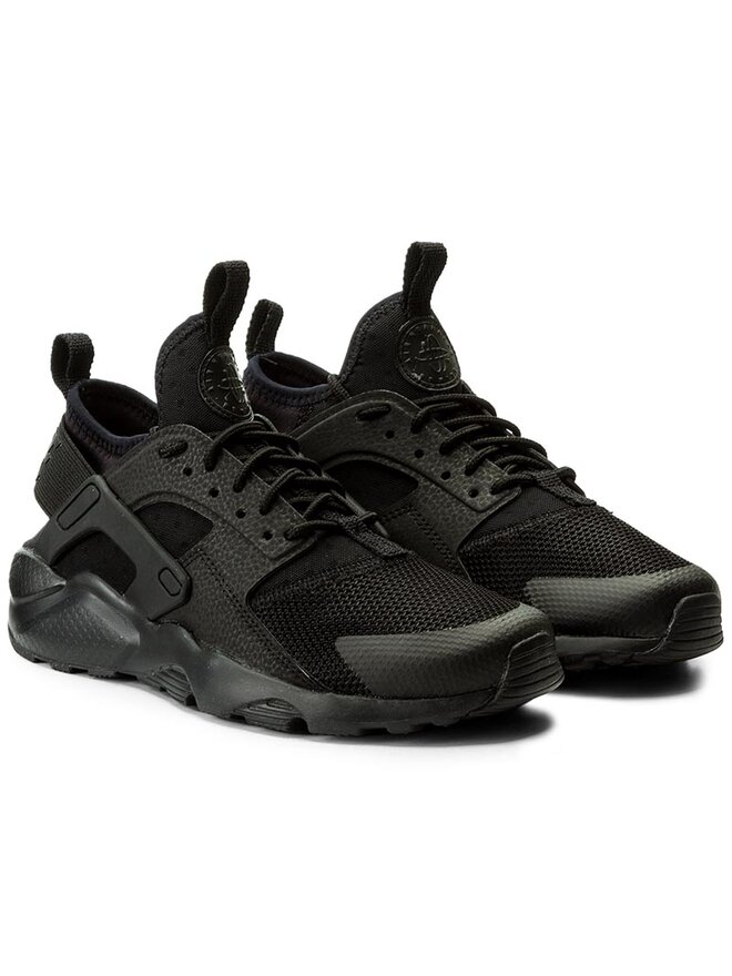 nike huarache grade school black