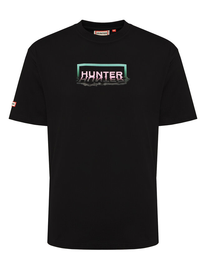 Hunter Hunter Majica Abele UNISEX HARU0007251 Črna Regular Fit