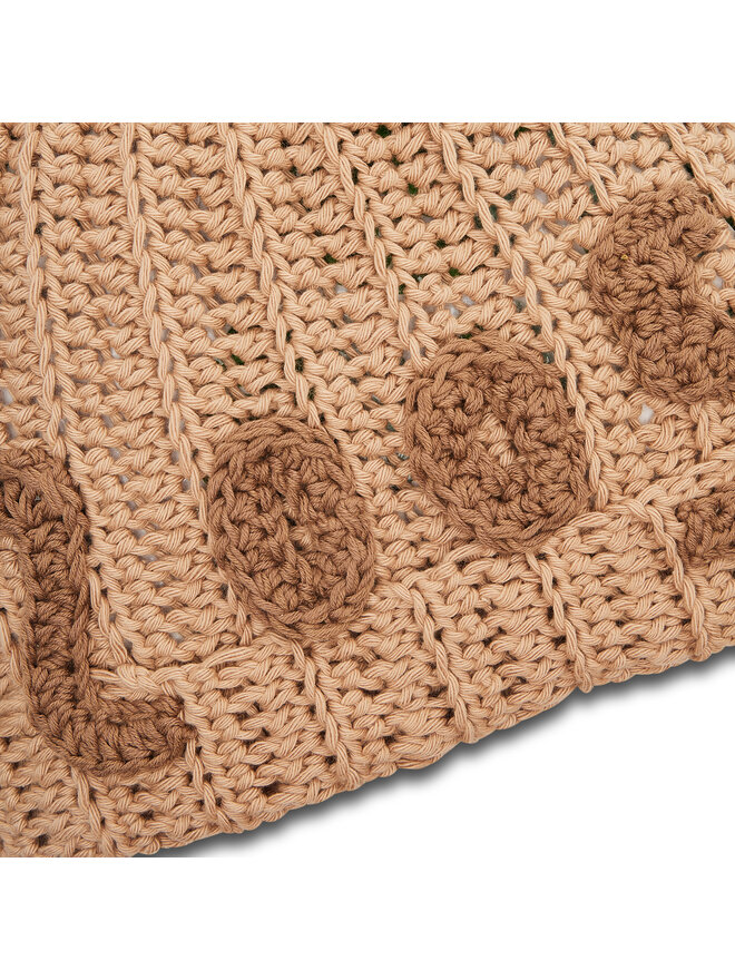 2005 Шапкa 2005 Crocheted Бежевий