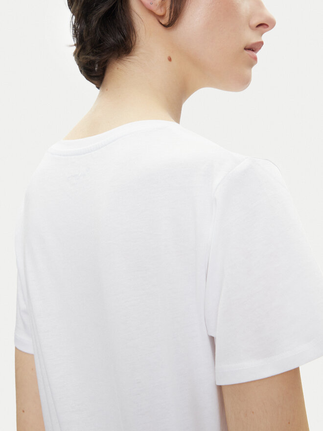 Pepe Jeans Pepe Jeans Camiseta Macy PL506051 Blanco Regular Fit