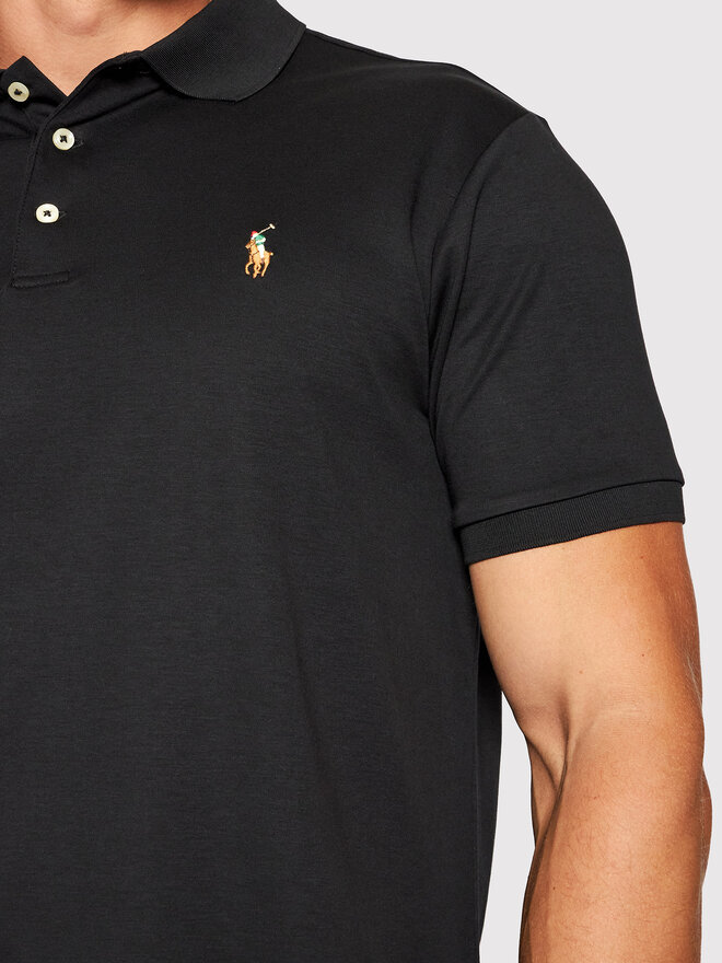 Polo Ralph Lauren Polo Ralph Lauren Poloshirt Ssl 710713130001 Schwarz Slim Fit