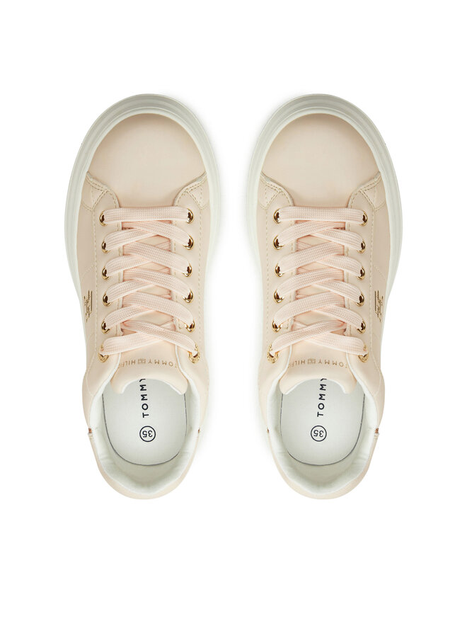 Tommy Hilfiger Sneakersy Tommy Hilfiger Low Cut Lace-Up Sneaker T3A9-33749-1355 S Różowy