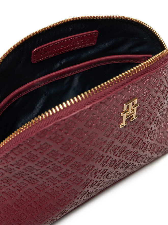 Tommy Hilfiger Kosmetyczka Tommy Hilfiger AW0AW17339 Bordowy